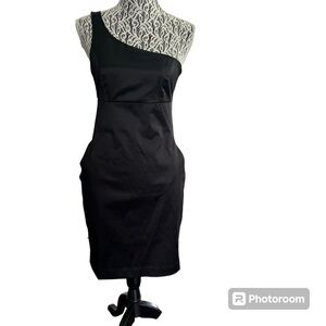 Miss Sixty Italy Satin One Shoulder Cocktail Dress M